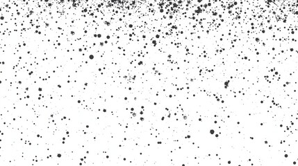 Obraz premium Grainy Grunge Stippled Black Halftone Vector Dots Textured Pattern on White Background, Ideal for Vintage Design and Artistic Projects
