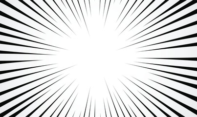 Obraz premium Abstract black comic zoom