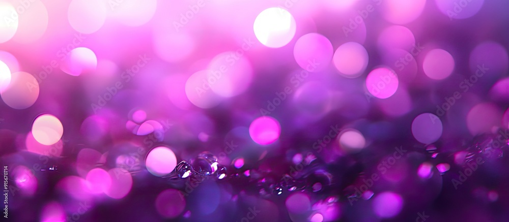 Poster violet abstract bokeh background derived from a natural setting. with copy space image. place for ad