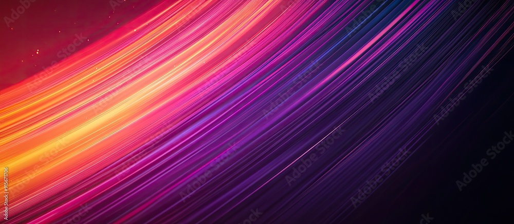 Poster Light abstract gradient with motion blur background Colorful lines texture wallpaper. with copy space image. Place for adding text or design
