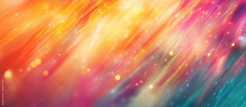Aufkleber Vibrant Colorful Abstract Blurry Background. with copy space image. Place for adding text or design