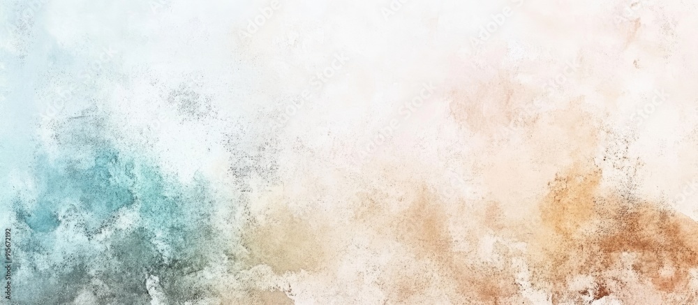 Poster Textured watercolor paper background with a vintage look. with copy space image. Place for adding text or design