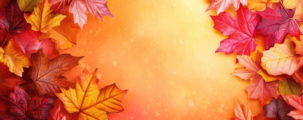Obraz premium autumn background, nature, vibrant