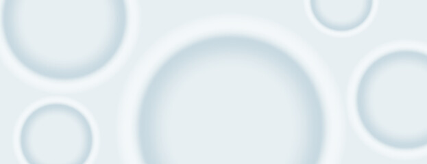 gray white circular banner background as hole of lunar surface
