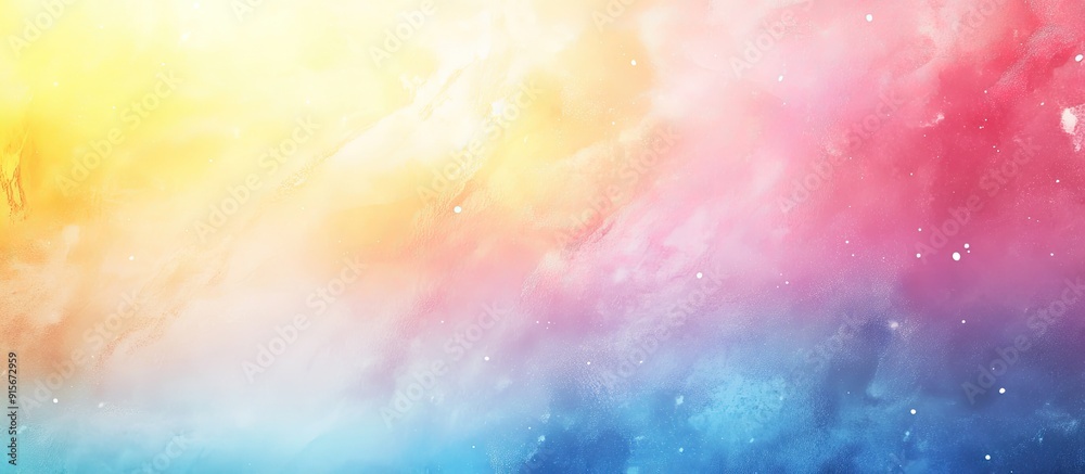 Poster abstract watercolor backdrop uniquely hand painted waldorf gradient wet art vibrant template featuri