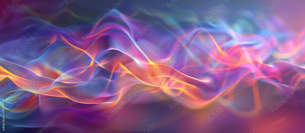 Poster Abstract mystical and fantastical backdrop. with copy space image. Place for adding text or design
