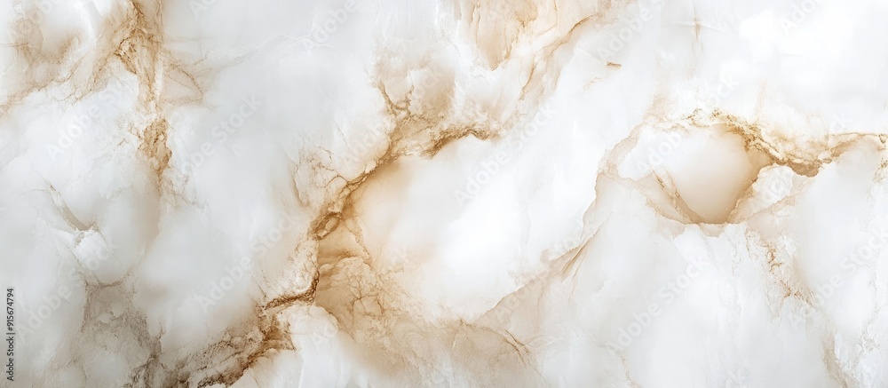 Poster Tan and white marble background. with copy space image. Place for adding text or design