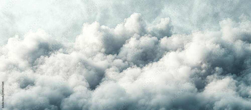 Poster white clouds on a textured backdrop area for text. with copy space image. Place for adding text or design