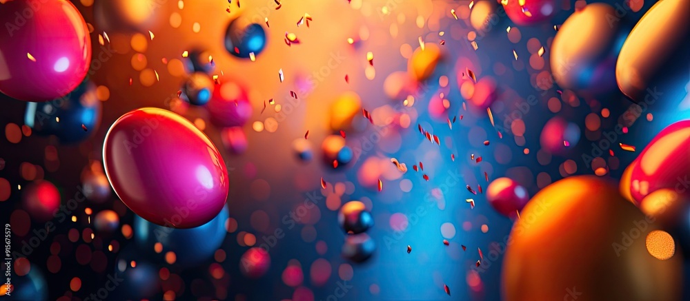 Aufkleber Abstract celebratory backdrop. with copy space image. Place for adding text or design