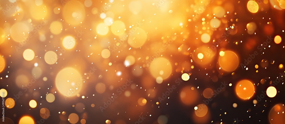 Aufkleber abstract festive backdrop christmas and new year celebration bokeh background featuring copyspace ho