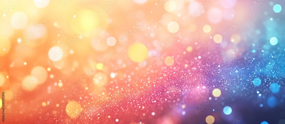 Fototapete Soft out of focus colorful background texture. with copy space image. Place for adding text or design