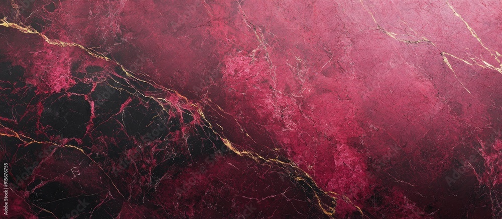 Poster Dark pink marble surface. with copy space image. Place for adding text or design