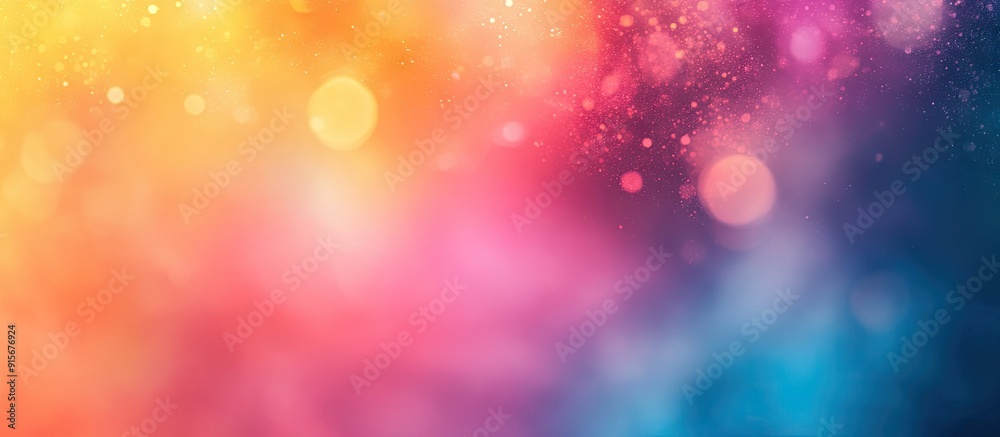 Fototapete Vibrant Colorful Abstract Blurry Background. with copy space image. Place for adding text or design