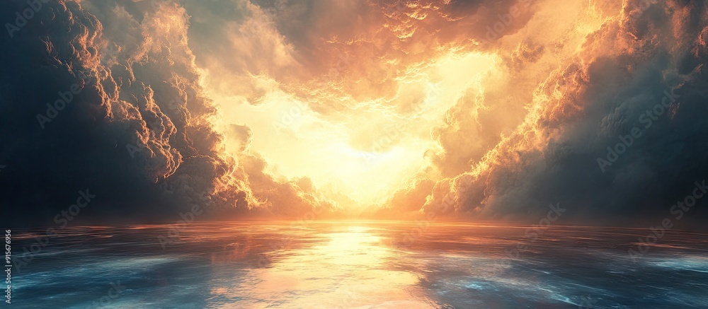 Fototapete Abstract fantasy backdrop. with copy space image. Place for adding text or design