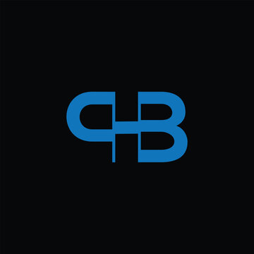 PHB Letter Initial Logo Design Template Vector Illustration