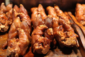 Asian Street Food in a Chinese Night Market