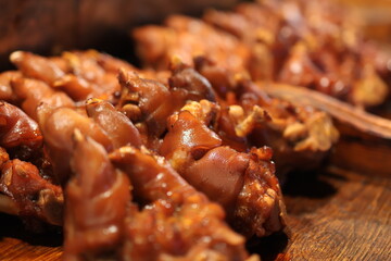 Asian Street Food in a Chinese Night Market