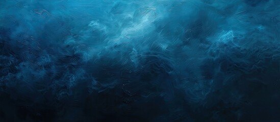 Obraz premium Abstract representation of a cloudy night sky in oil. with copy space image. Place for adding text or design