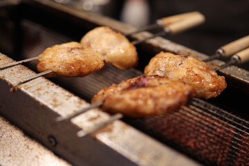 Asian Street Food in a Chinese Night Market