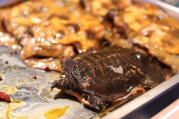 Asian Street Food in a Chinese Night Market
