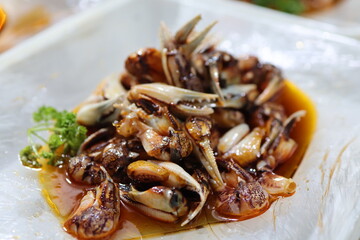 Asian Street Food in a Chinese Night Market