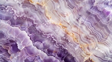 Obraz premium A close-up of soft lavender marble with white and grey streaks, captured under diffused natural light to emphasize its dreamy and peaceful ambiance. --ar 16:9 --v 6.0 --s 250 --style raw