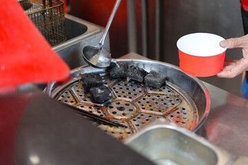 Asian Street Food in a Chinese Night Market