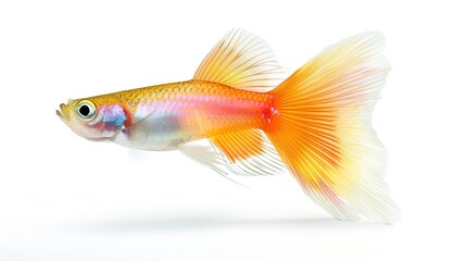 Molly fish isolated on white 