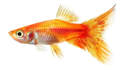 Obraz premium Molly fish isolated on white 