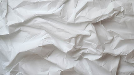 Obraz premium Vintage Crumpled Paper Texture with Soft Wrinkles - Tactile Background of Uneven Surface for Design Projects