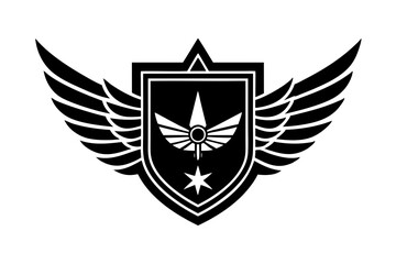 Obraz premium Service Branch Emblem Navy in white background