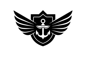 Service Branch Emblem Navy in white background