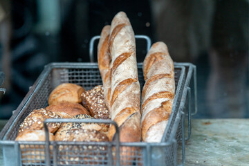 bread in the basket in copenhagen