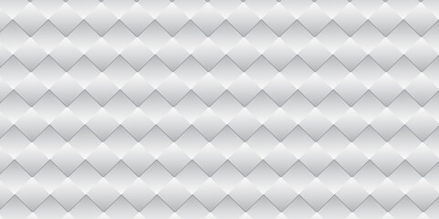 Seamless modern light gray square grid pattern wall background.