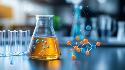 An educational exhibit on the life cycle of products at a science fair