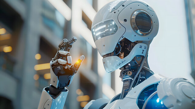 3D artificial intelligence. Digital brain neural network, AI servers and robots technology, artificial bot mind. Online communication with chat bot concept. 3D robot answer customer in chatbot service