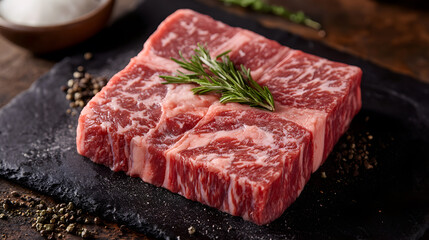 Fototapeta premium Wagyu Raw Meat