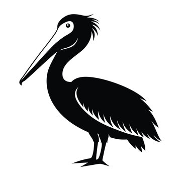 recommend clip art: Pelican vector icon