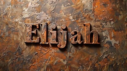 Brown personalized postcard perfect for decor.