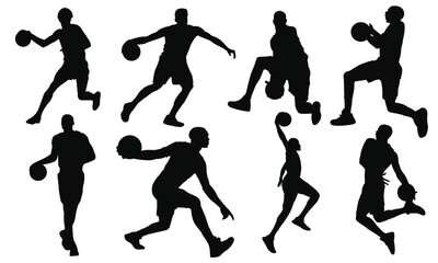 Basketball player silhouette