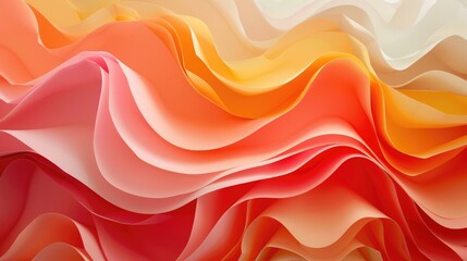 Obraz premium Smooth, flowing waves of color blending seamlessly