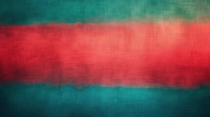 Fototapeta premium Abstract Background, a gradient of bright red transitioning to deep teal with subtle grain details, creating a bold and vibrant visual experience