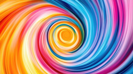 Obraz premium Vibrant swirls of color in abstract art