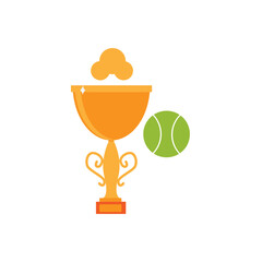 Best champions cup trophy vector design