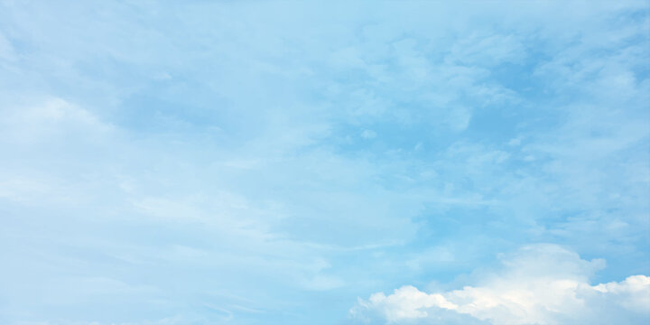 Cumulus clouds on blue sky soft storms winter love eye pace fresh clean weather natural beauty feathery white Landscape across vast White clouds Full frame of big puffy Fluffy clouds Serene blu