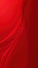 Minimalistic red background with gentle flowing lines