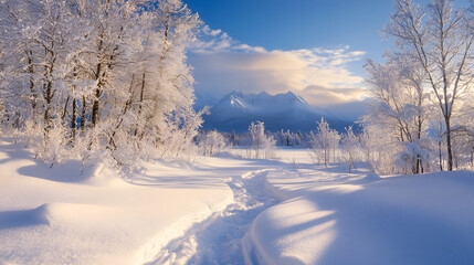 winterscape background