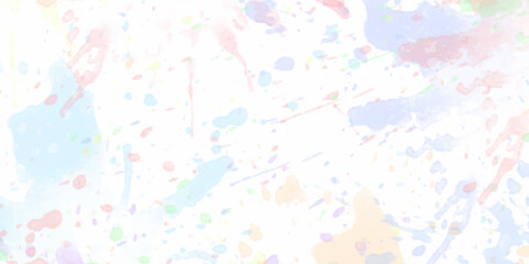 multicolor watercolor paper textured illustration with splashes. colorful watercolor for background with paint. Divorces and drops. Colorful gradient ink colors wet effect hand drawn canvas background