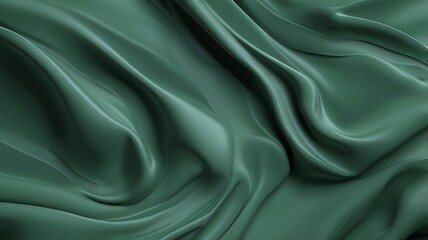 Obraz premium abstract background of green waves, high quality wallpaper backdrop, can be used to present your product 