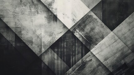 Abstract Background, a sophisticated blend of mixed media elements in a monochromatic palette, with layered textures and subtle gradients